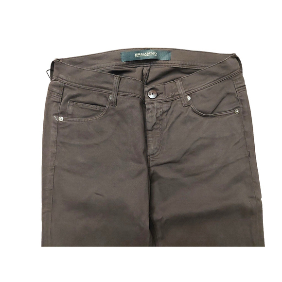 Ermanno Scervino Brown Straight Leg Slim Jeans Pants Sz 27 NWT - Picture 11 of 16